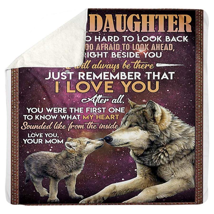 You Were The First One To Know What My Heart Great Messages For Daughter Sherpa Blanket