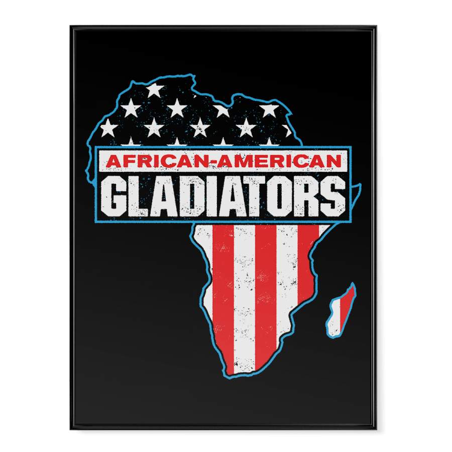 African – American Gladiators – Poster