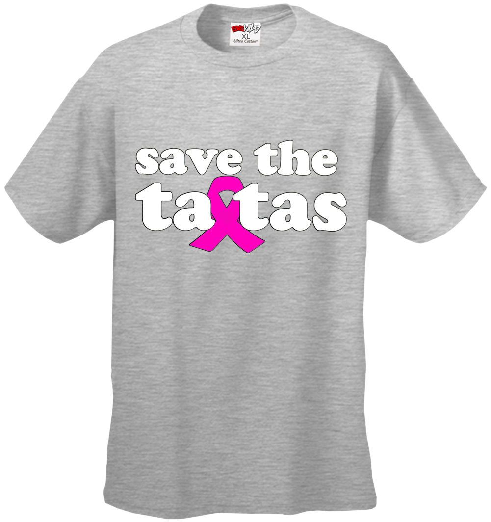 Save The Ta Tas Breast Cancer Awareness Mens T-shirt