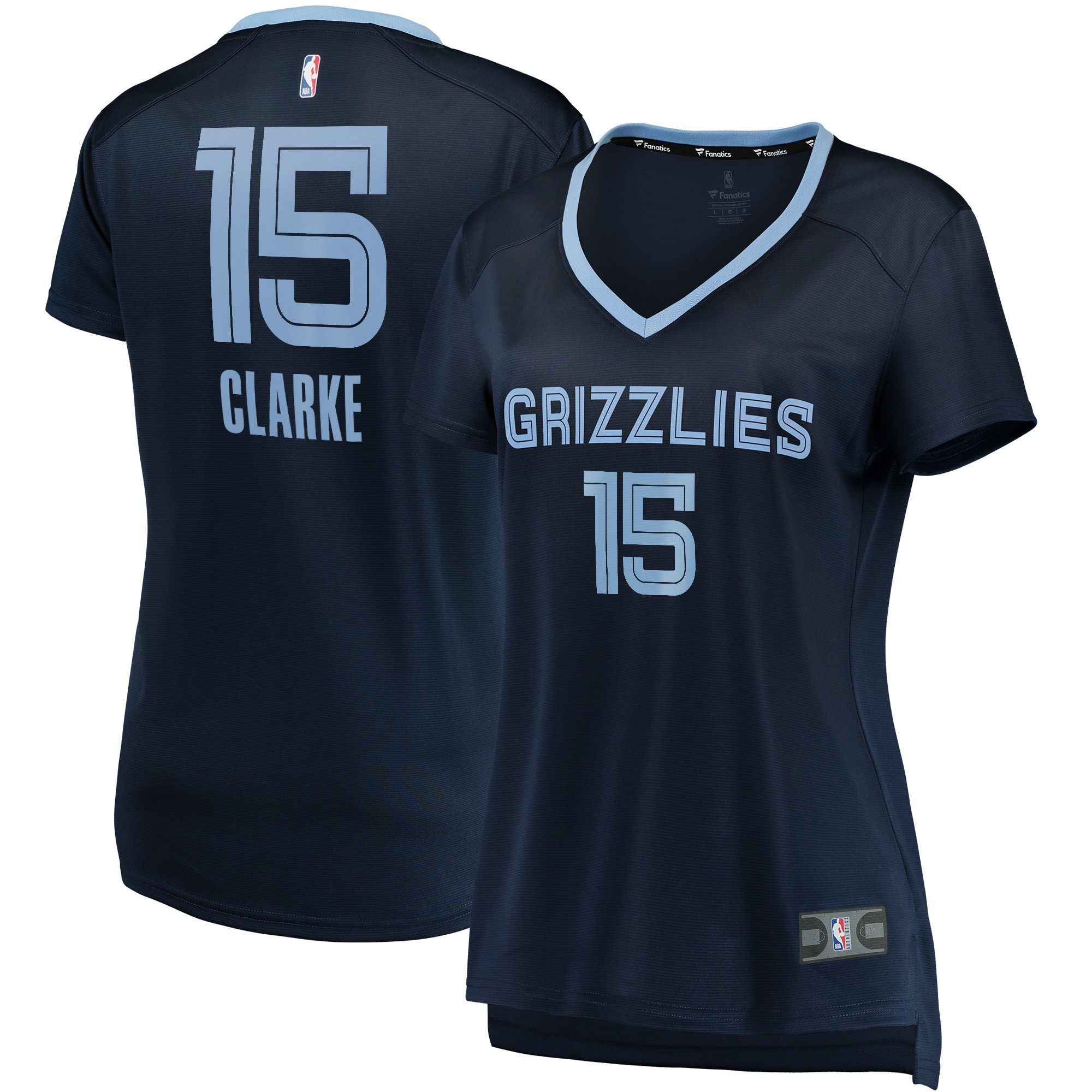 Brandon Clarke Memphis Grizzlies Fanatics Branded Womens Fast Break Replica Jersey Navy – Icon Edition NBA