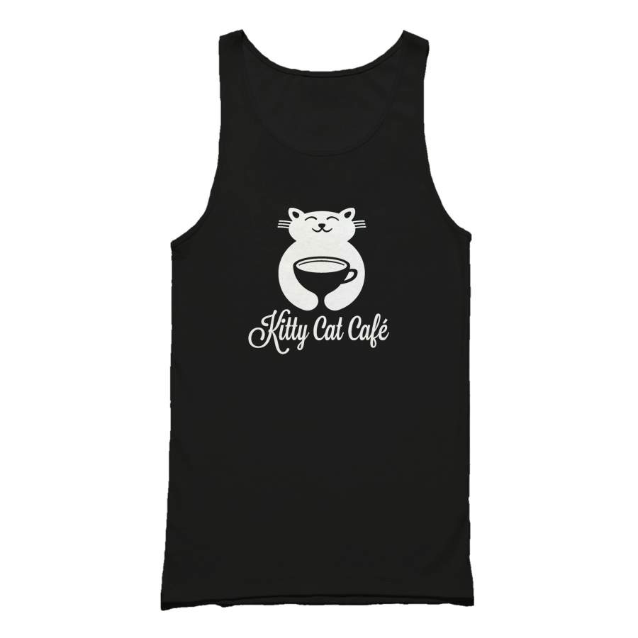 Unique Coffee Lover Gift For Coworker Funny Animal Office Cubicle Art Tank Top