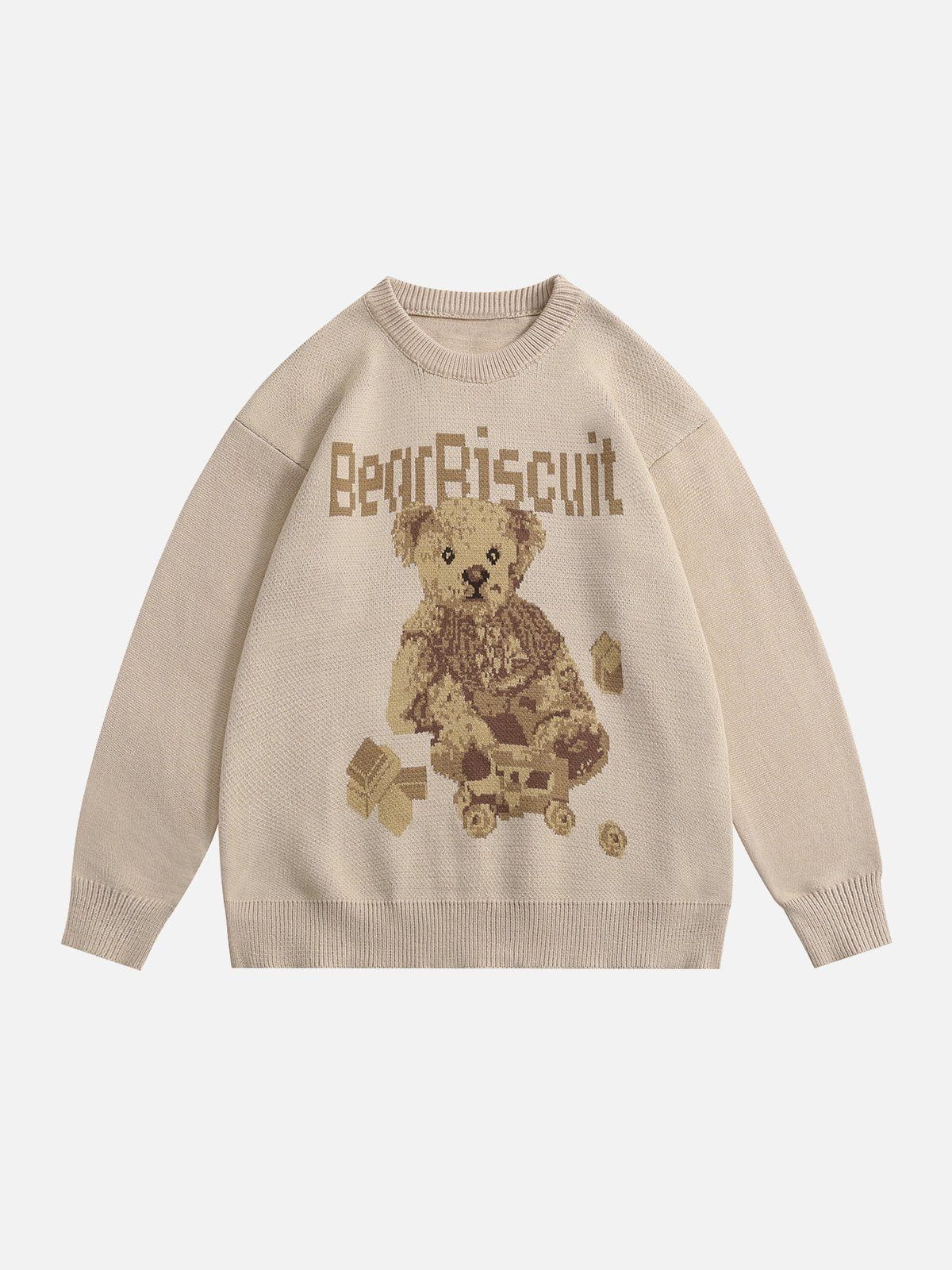 Talishko™ – Cartoon Bear Print Sweater