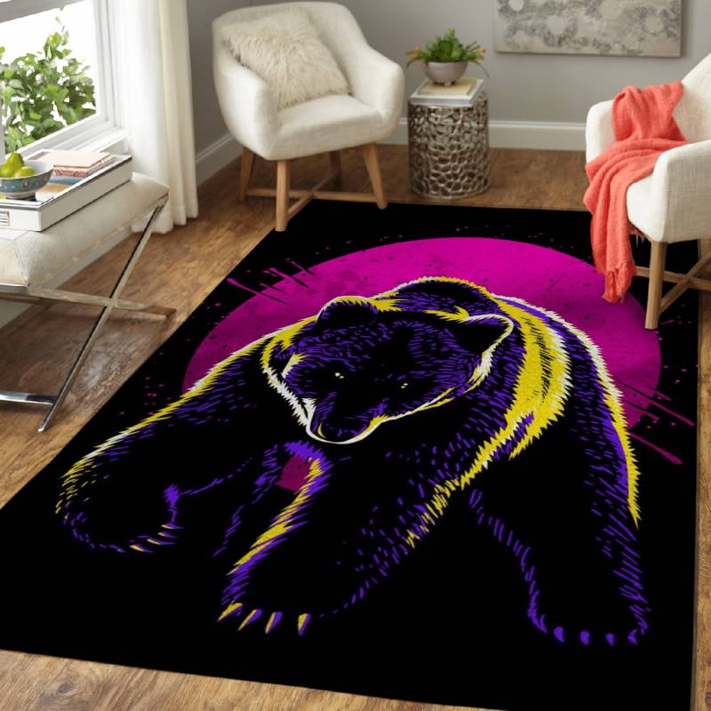 Summer bear – Animals Area Rug Carpet