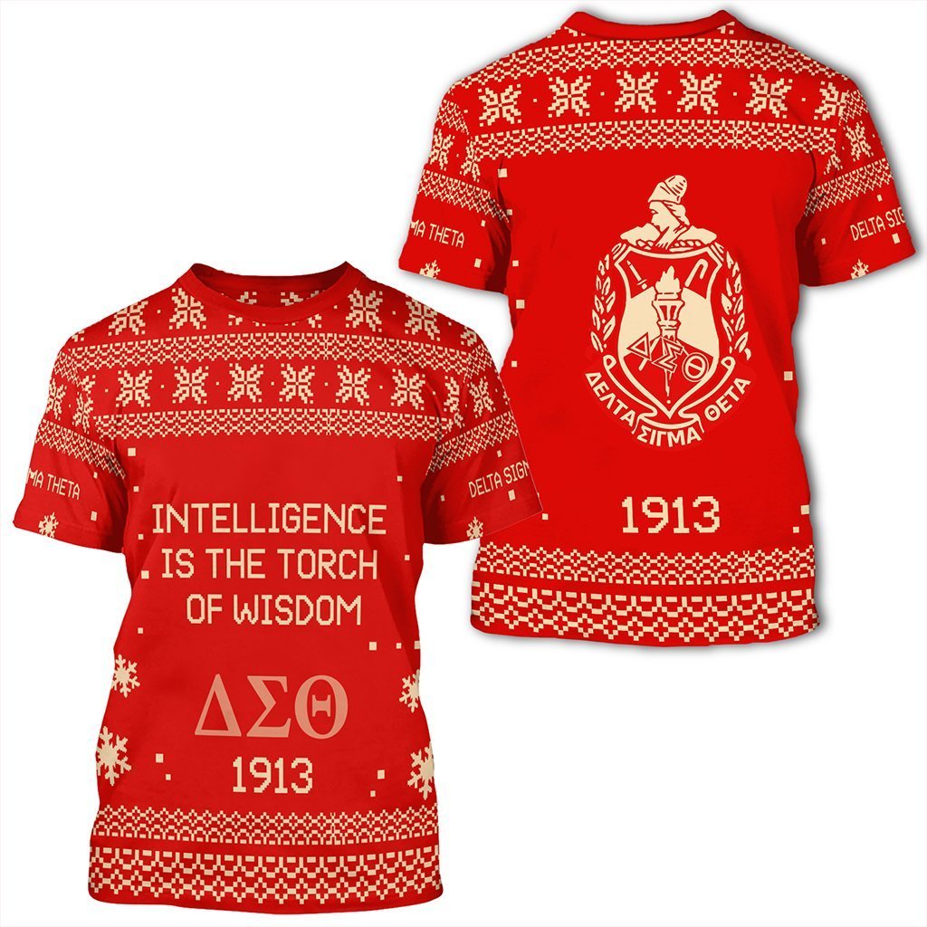 Greek Life T-Shirt – Delta Sigma Theta Xmas Motto T-Shirt J09