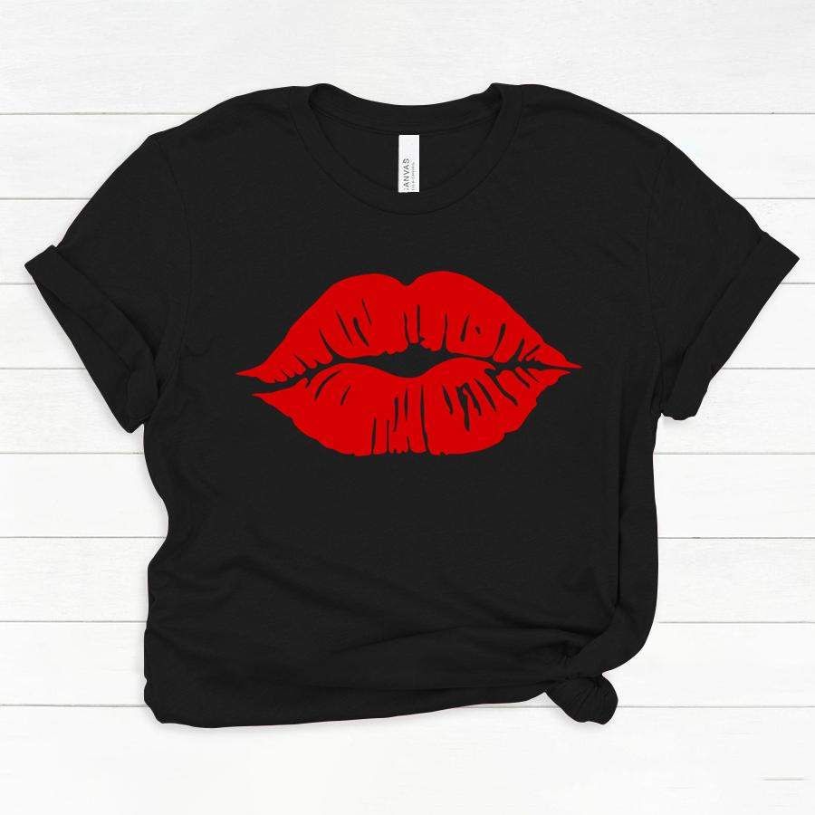 Lips Kiss Shirt, Kiss Shirt, Lips Shirt, Valentines Day Shirt, Love Shirt, Valentine Shirt