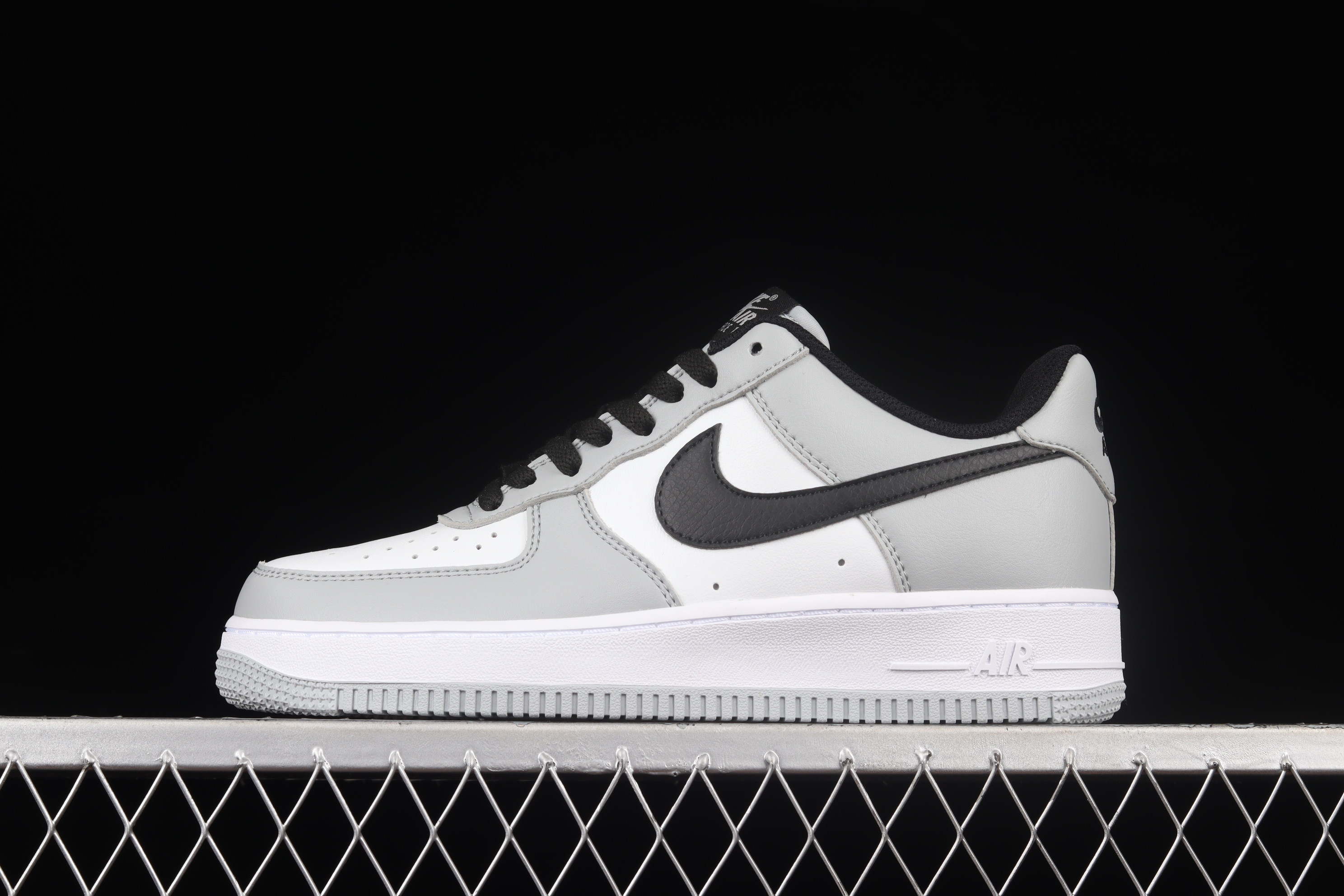 Nike Air Force 1 07 Low White Black Grey Shoes Sneakers SNK377548781