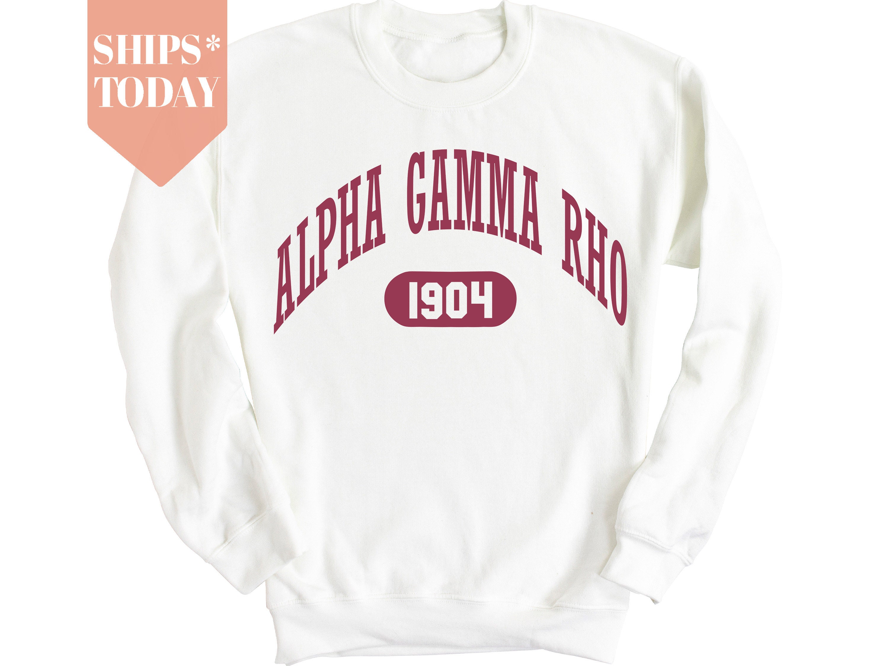 Alpha Gamma Rho Large Athletic Fraternity Hoodie | AGR Game Days Sweatshirt | Fraternity Initiation Gift | Men Crewneck _ 971g