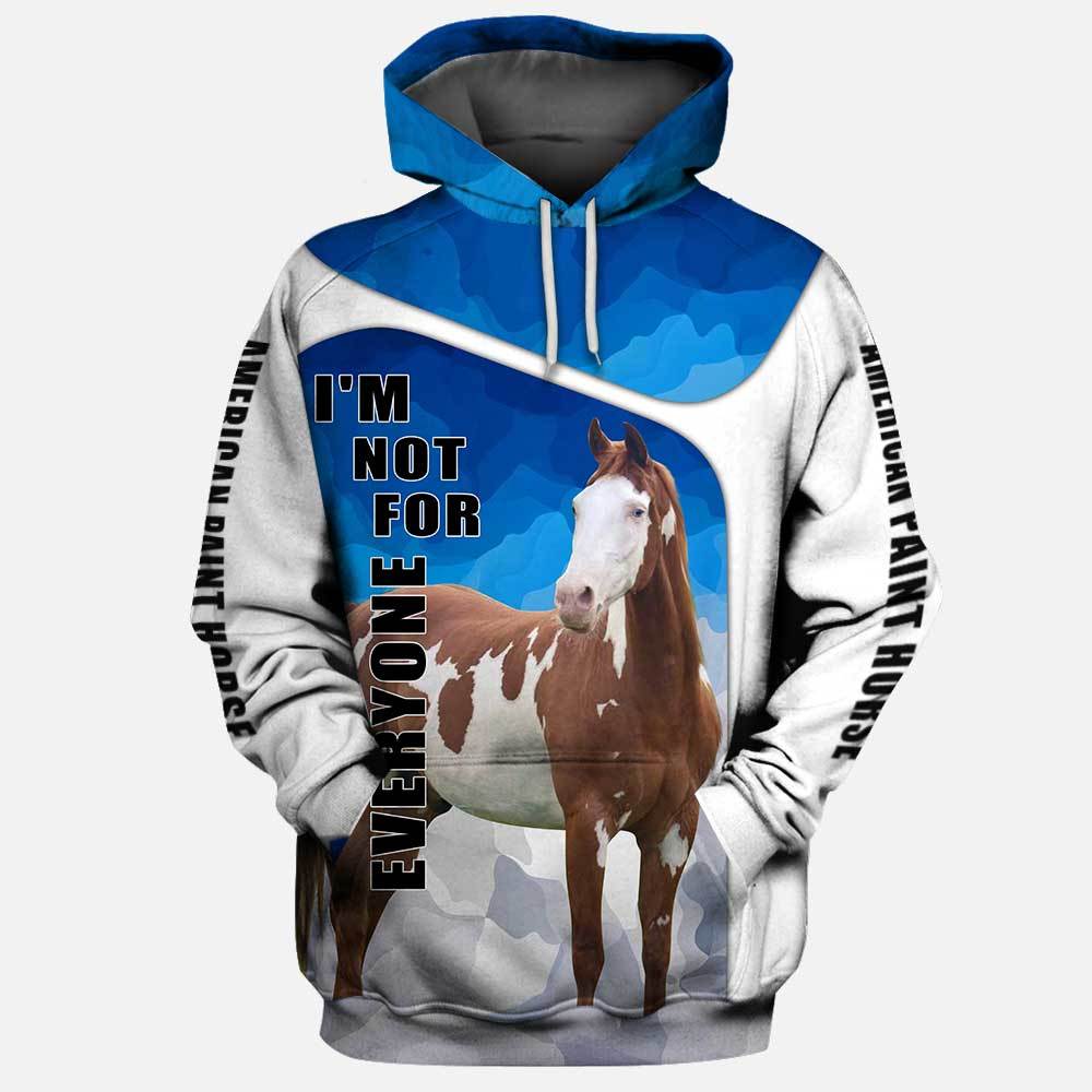 American Paint Horse Not For Everyone 3D Full Printing