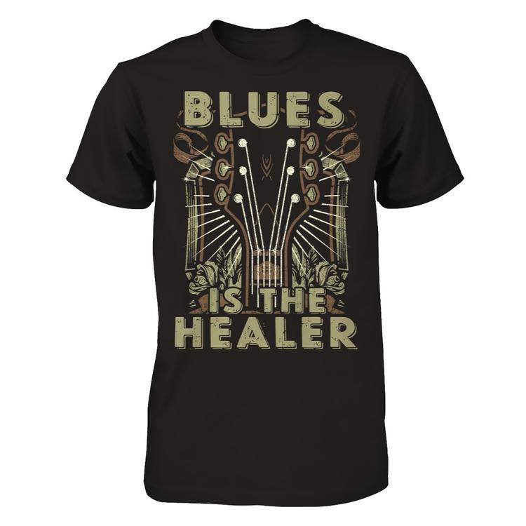 Blues Is The Healer Standard Men T-shirt