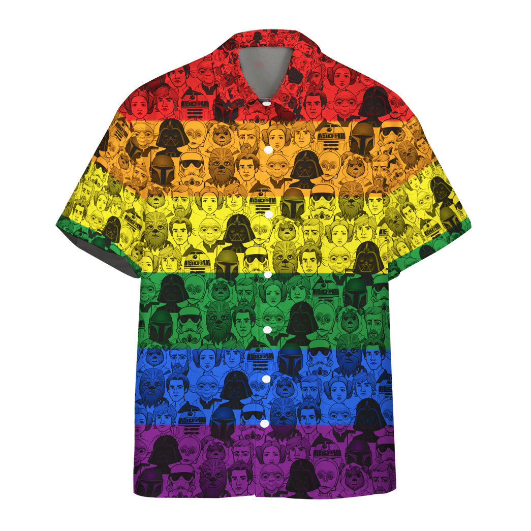 Gearhumans And Faces Lgbt Pride Month Ver Custom Hawaii Shirt Ha12316