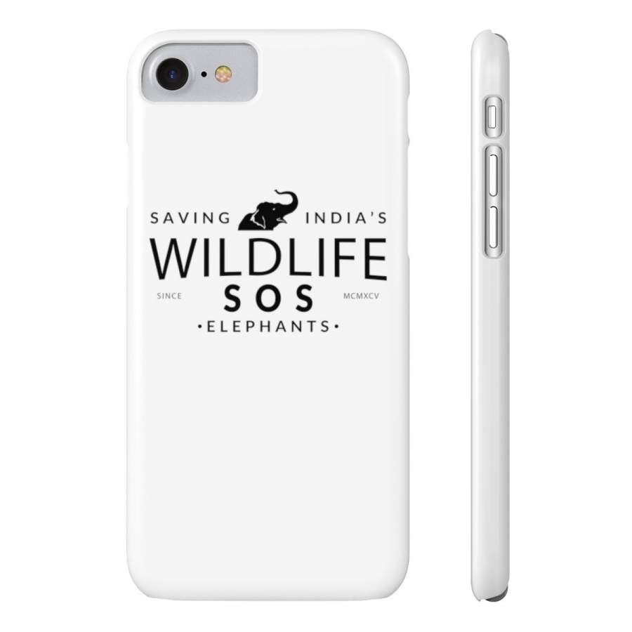 Accessory | WLSOS  Saving Indias Elephants (Black) | Slim Phone Cases