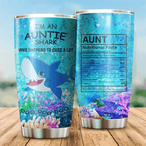 Wild Animal – Gf.I’M An Auntie Shark Tumbler – G