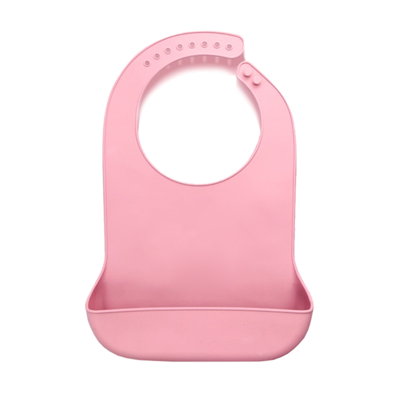 1 Pc Large Waterproof Anti-oil Adult Mealtime Silicone Bib Clothes Clothing Protector Senior Citizen Aid Aprons baby forks alx