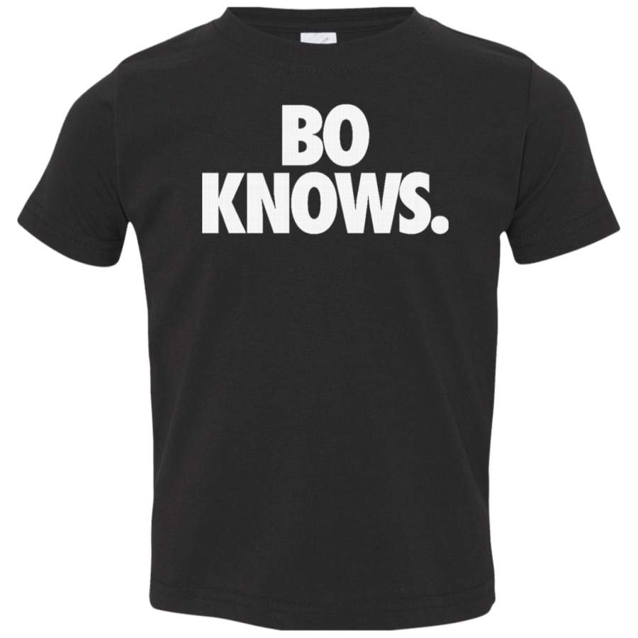 AGR Bo knows Toddler Jersey T-Shirt