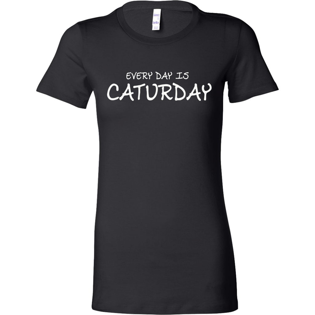 Every Day Is Caturday Tee (White)