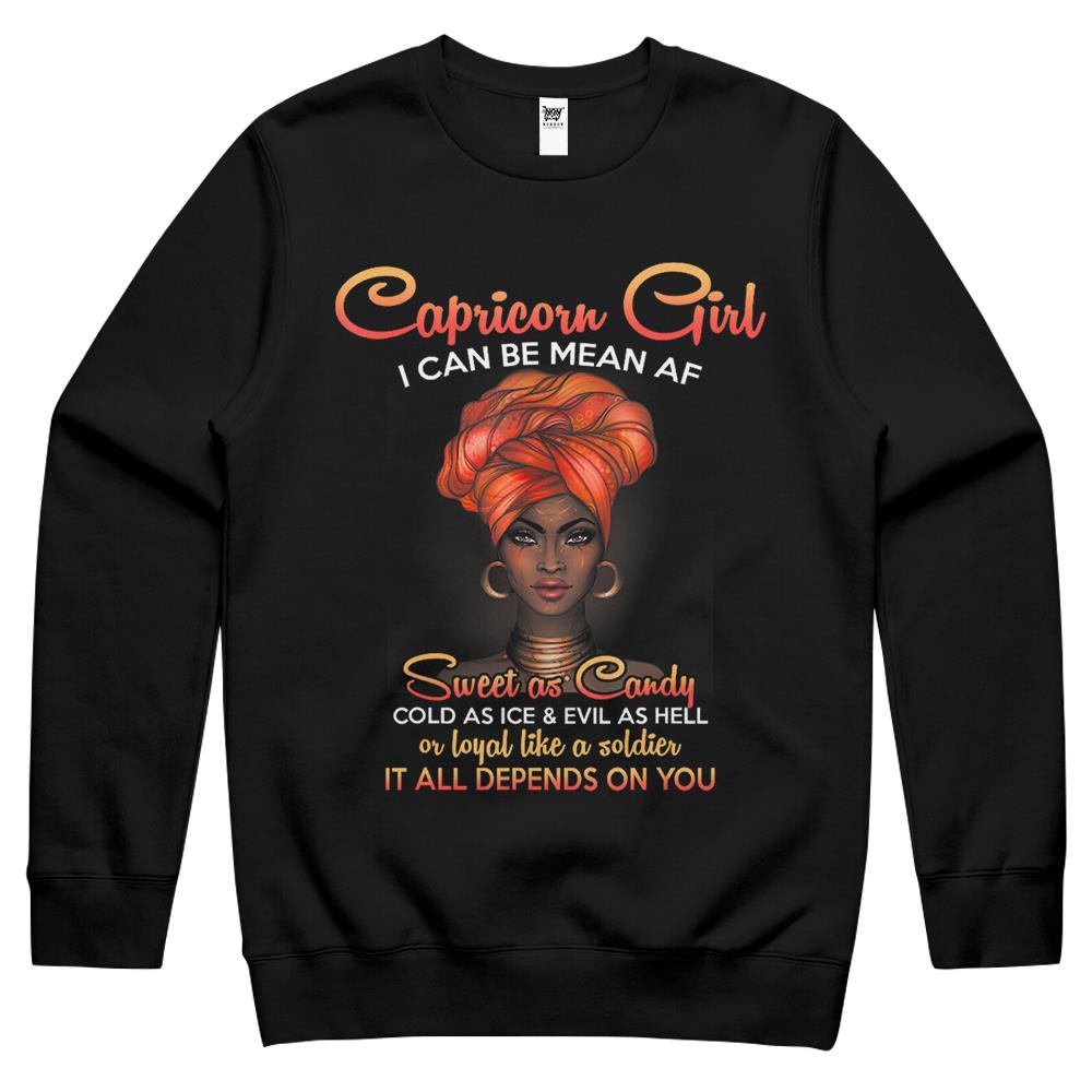 Capricorn Queens Are Born December 22 – January 19 Crewneck Sweatshirt