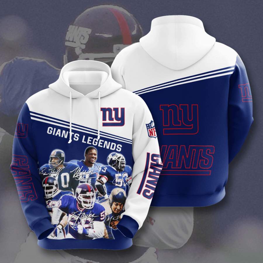 New York Giants Hoodie 3D Style2817 All Over Printed