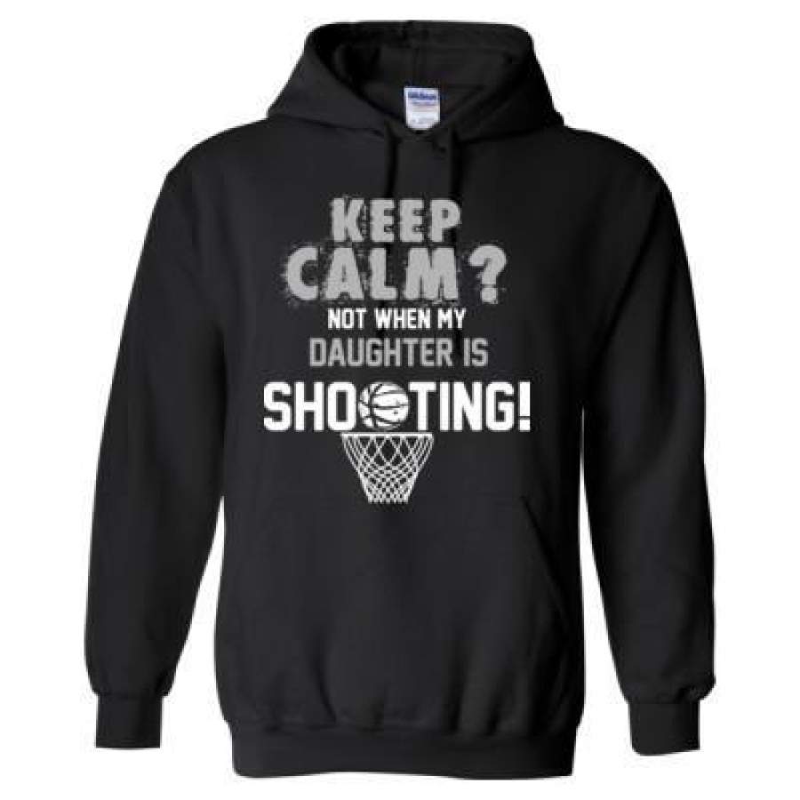 AGR Keep Calm Not When My Daughter Is Shooting – Heavy Blend™ Hooded Sweatshirt