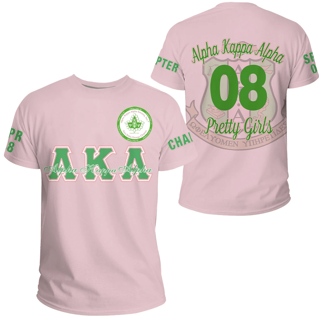 Africa Zone T-Shirt – Alpha Kappa Alpha – Zeta Delta Omega Chapter Tee A7