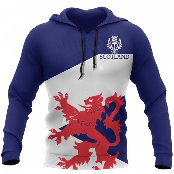 Unisex Hoodie All Over Print Lion Gifts Scottish Flag And Lion – Scotland Us Unisex Size Hoodie