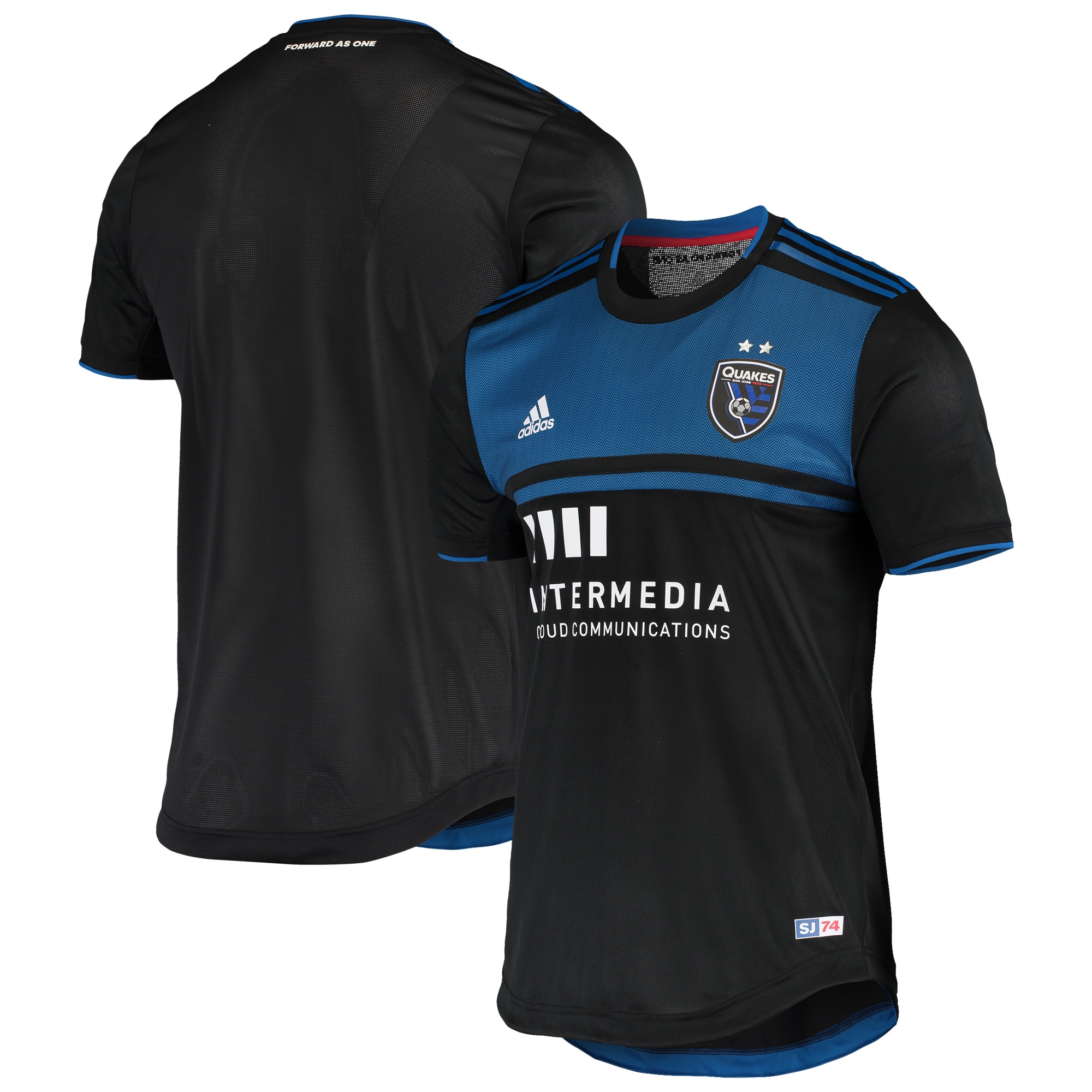 San Jose Earthquakes Authentic Primary Performance Jersey – Black