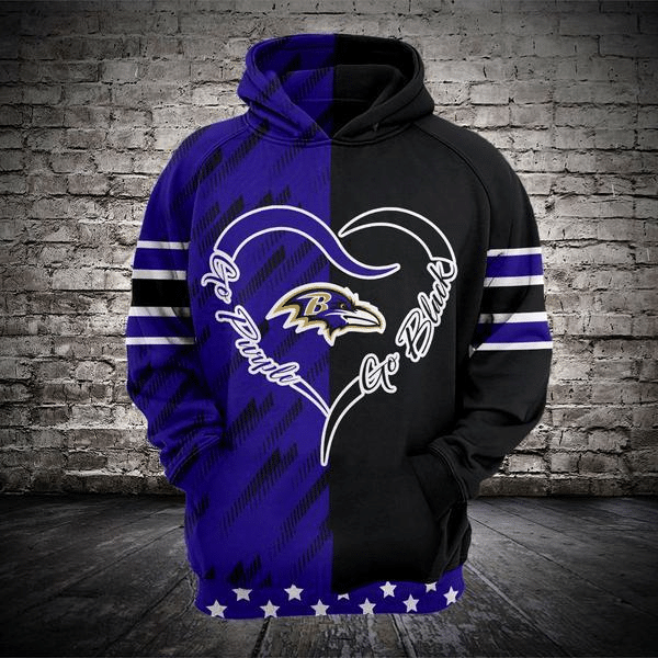 Baltimore Ravens  6 Unisex 3D Hoodie Gift For Fans