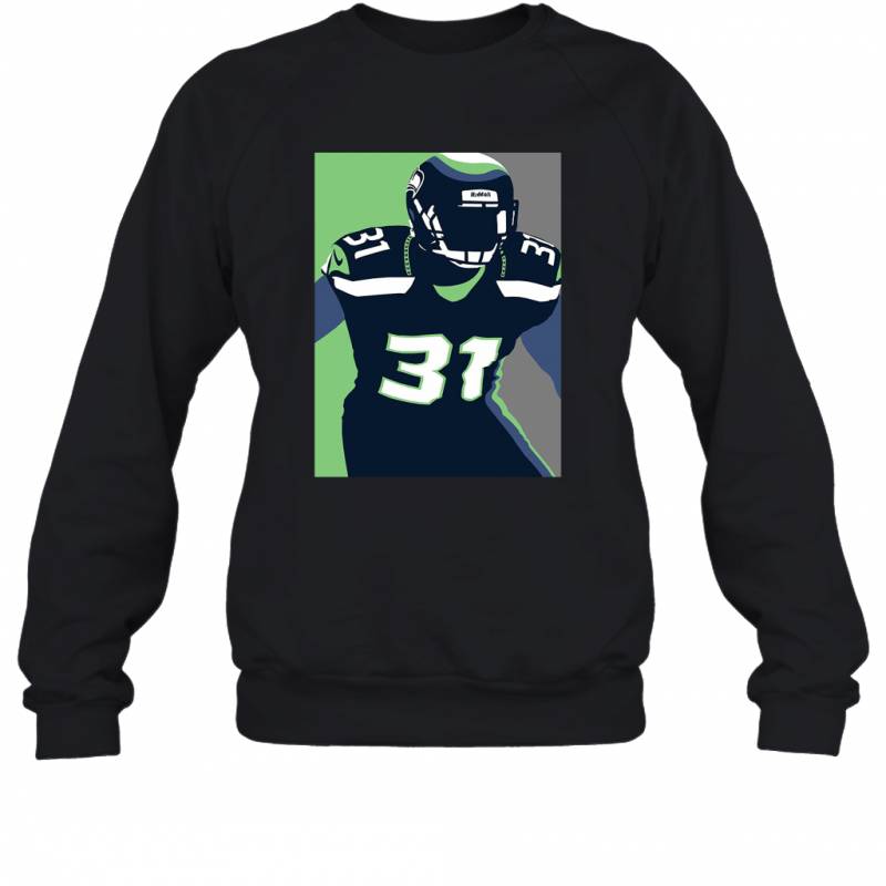 Seattle Seahawks Kam Chancellor Portrait Sports Sweatshirt T-Shirt