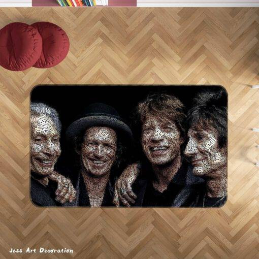 3D Rolling Stones Non-Slip Rug Mat 258