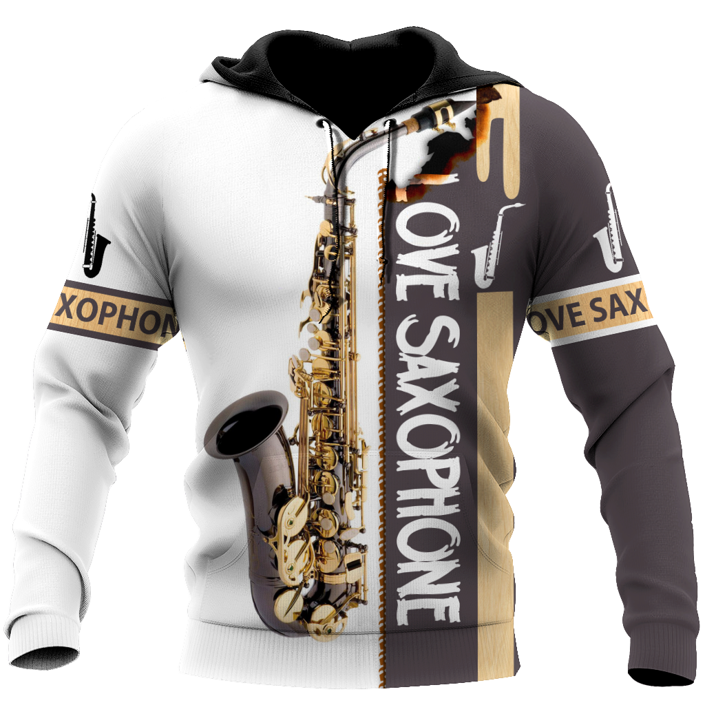 Saxophone Musical Instrument 3D All Over Printed Shirts For Men And Women