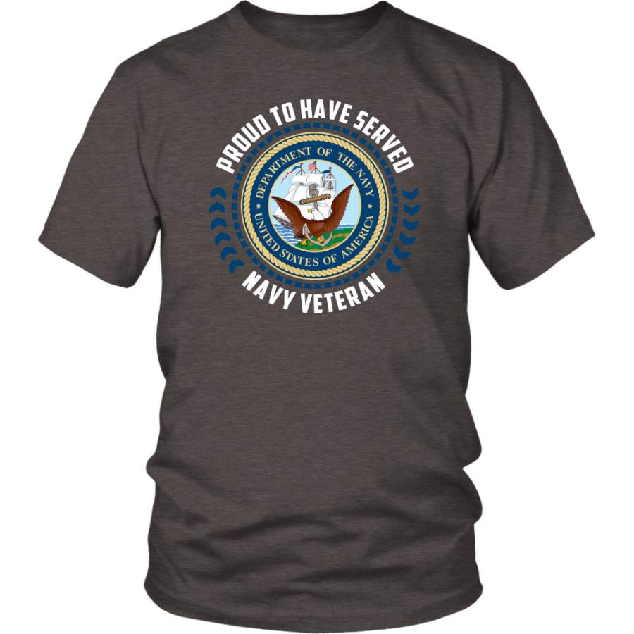 Proud To Have Served Navy Veteran T-Shirts