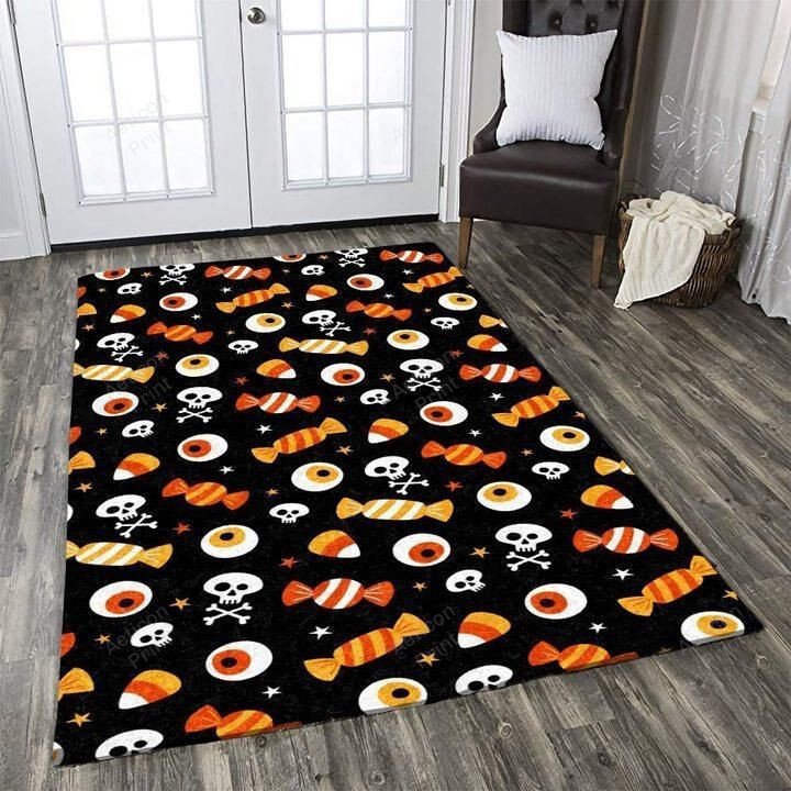 Halloween Witch Pumpkin Ghost Skull Spider Vampire Zoombie Batsarea Rug Carpet Vintage Home Decor Gift Idea Carpet