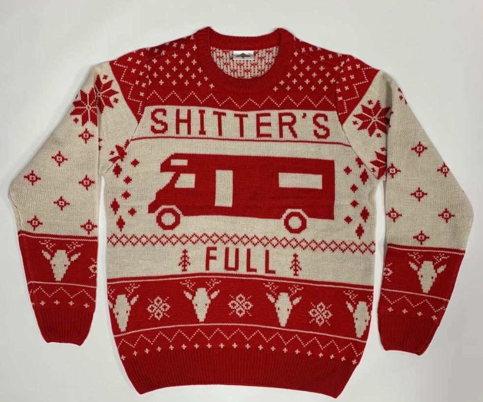 Christmas Vacation Shitter’S Full Ugly Christmas Sweater Red T-Shirt