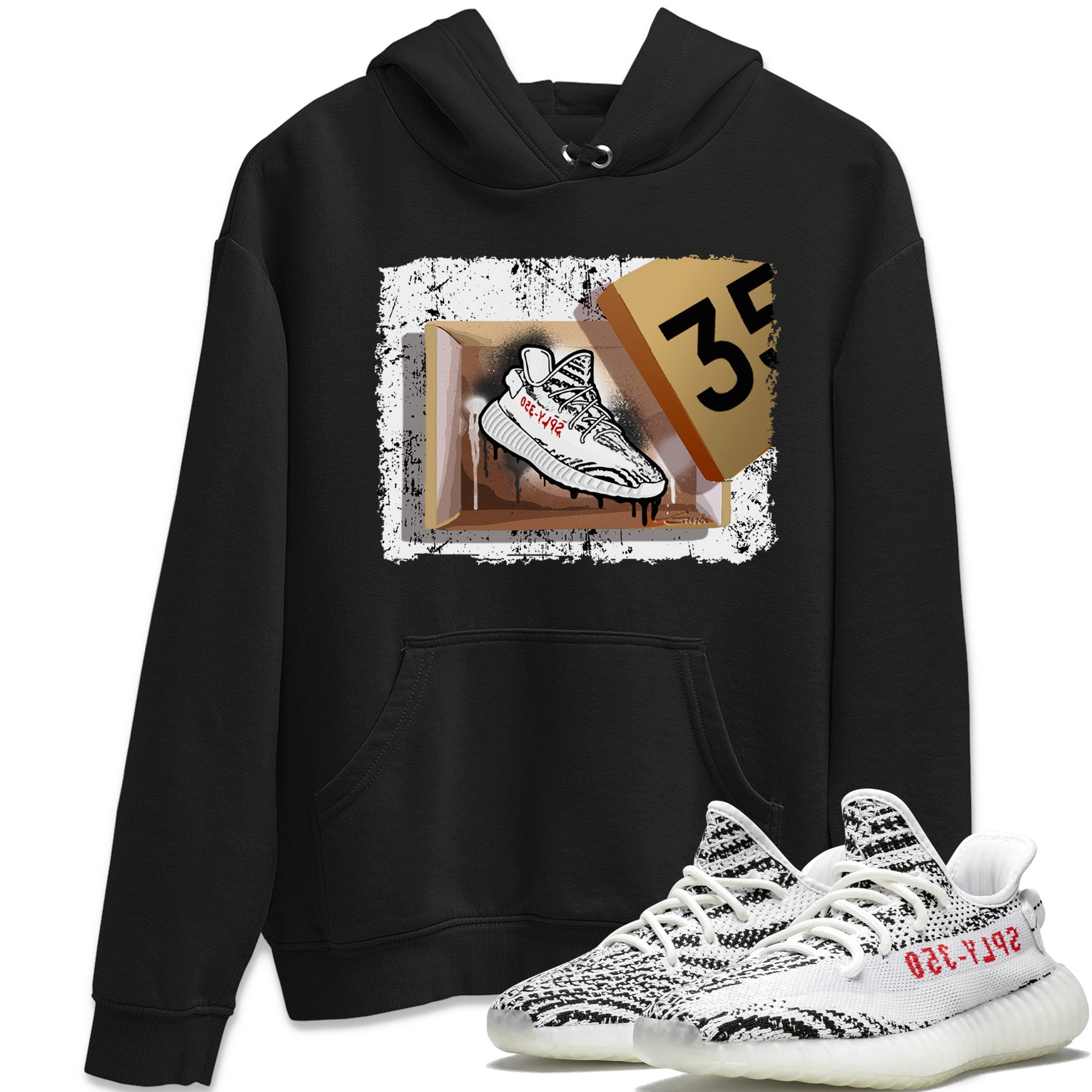 New Kicks Hoodie – Yeezy Boost 350 V2 Zebra