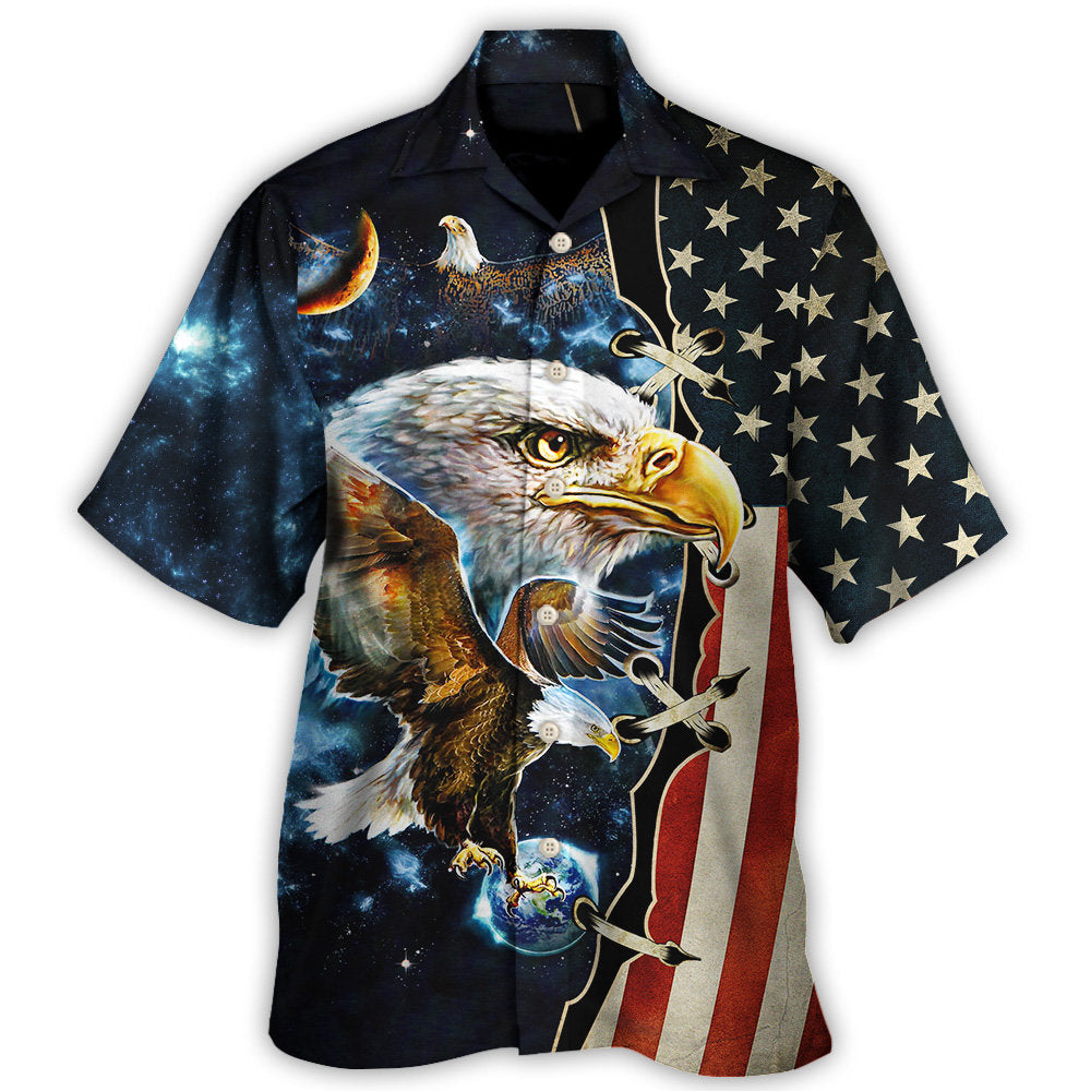 America Eagle Amazing Galaxy Hawaii Shirt Ha76546