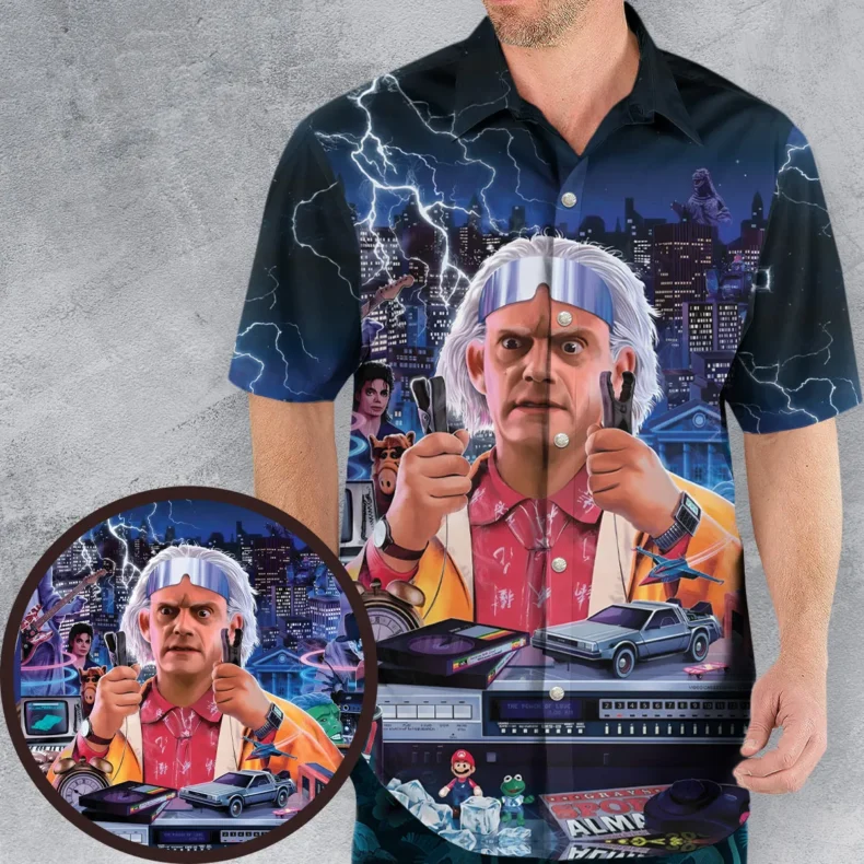 Great Scott! Back To The Future Hawaiian Shirt