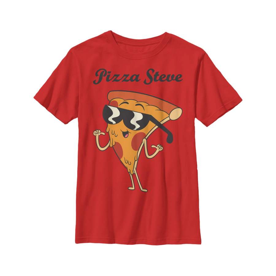 Uncle Grandpa Boy’s Pizza Steve Portrait T-Shirt