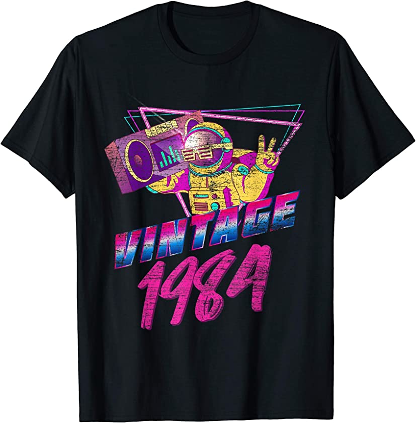 37th Birthday Gifts – Vintage 1984 T-Shirt