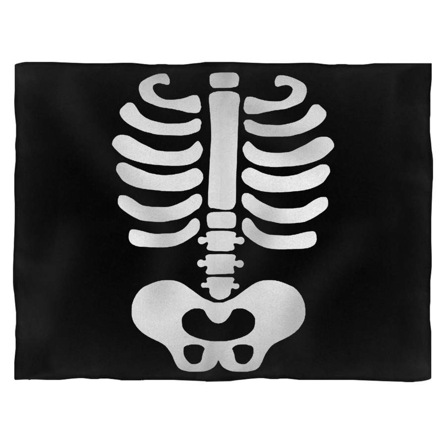 Baby Skeleton Halloween Costume Blanket