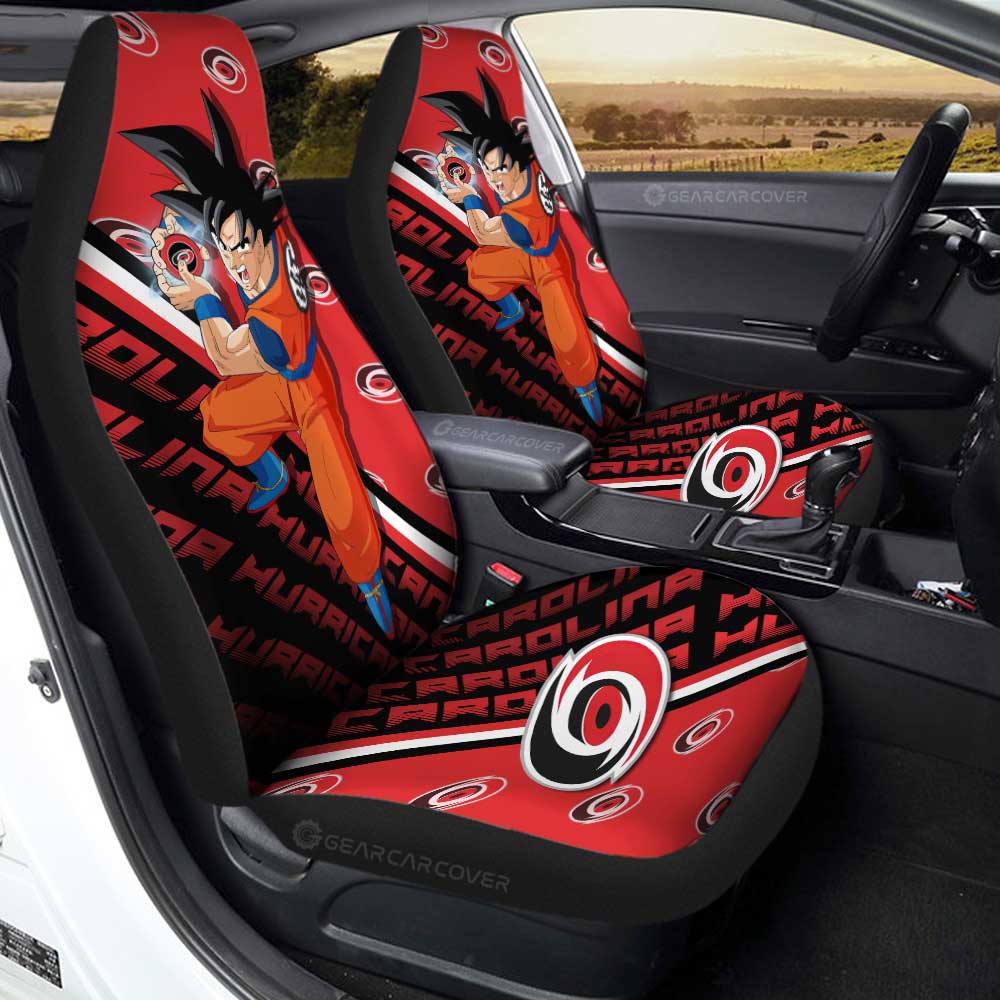 Carolina Hurricanes Car Seat Covers Custom Car Decorations For Fans