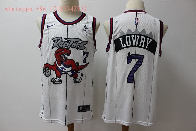 Toronto Raptors Kyle Lowry #7 2020 NBA New Arrival White Jersey