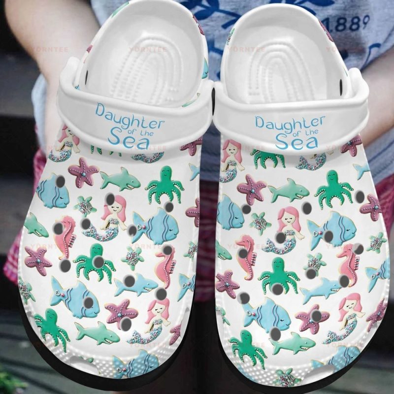 Beautiful Mermaid Of The Sea Gift For Lover Rubber clog Shoes Comfy Footwear 2