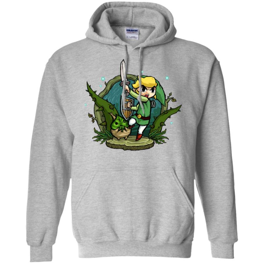 AGR Zelda Wind Waker Forbidden Woods Temple Gildan Pullover Hoodie