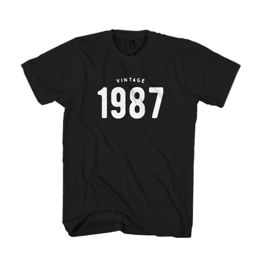 30th Birthday Gift For Her Vintage 1987 Man’s T-Shirt