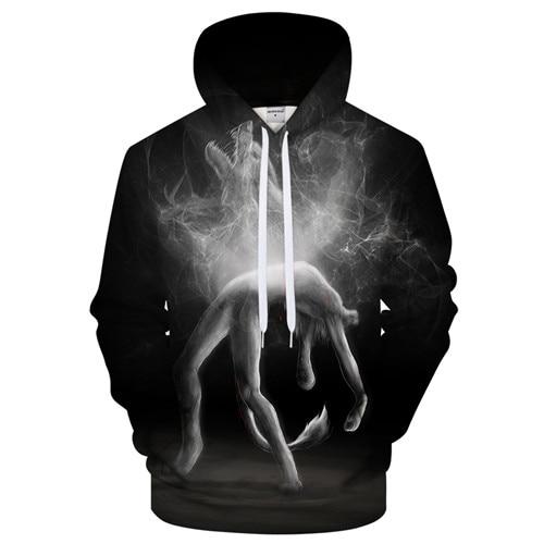 Black & White Spell Hoodie