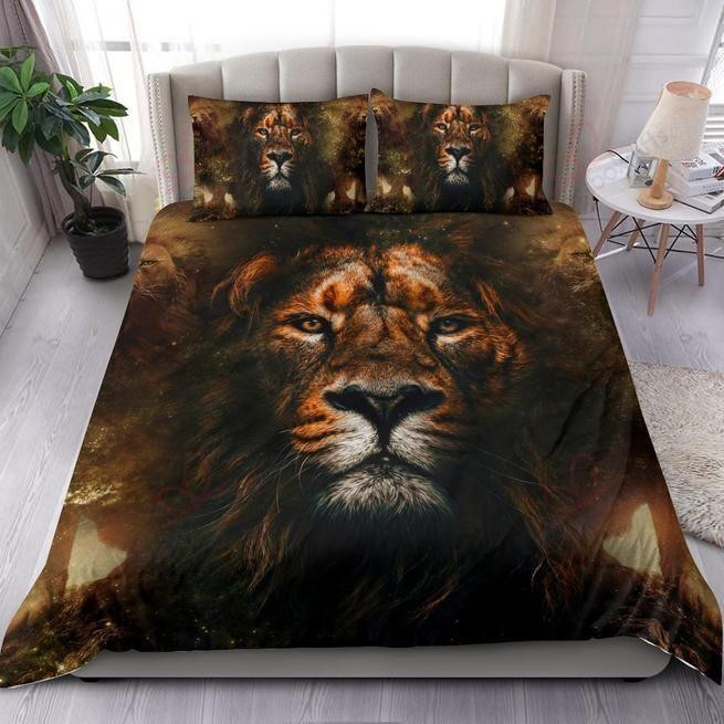 Wise Lion All Over Printed Bedding Set