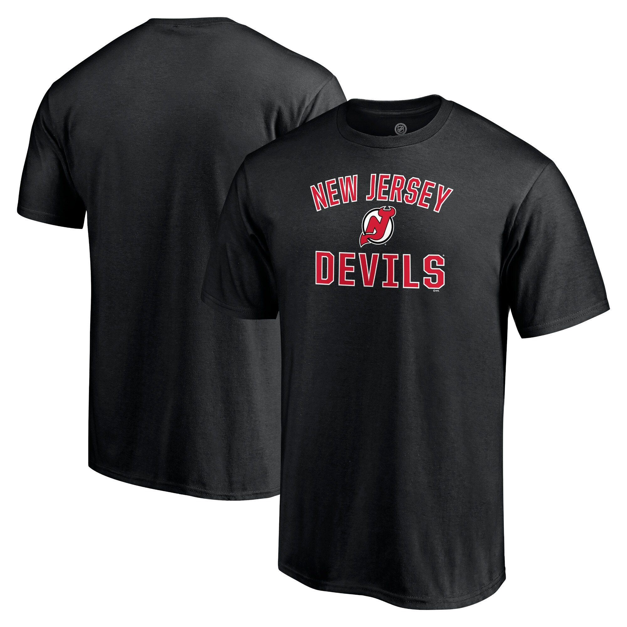 Men’S Fanatics Branded Black New Jersey Devils Big & Tall Victory Arch Team T-Shirt