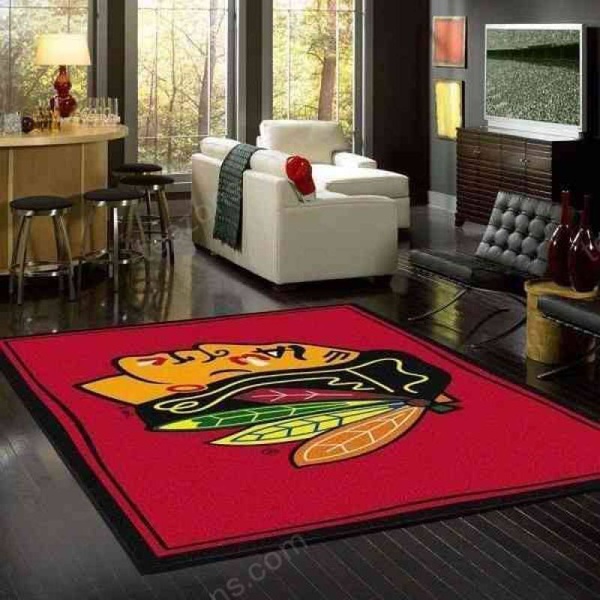 Chicago Blackhawks  Sku 140 Rug