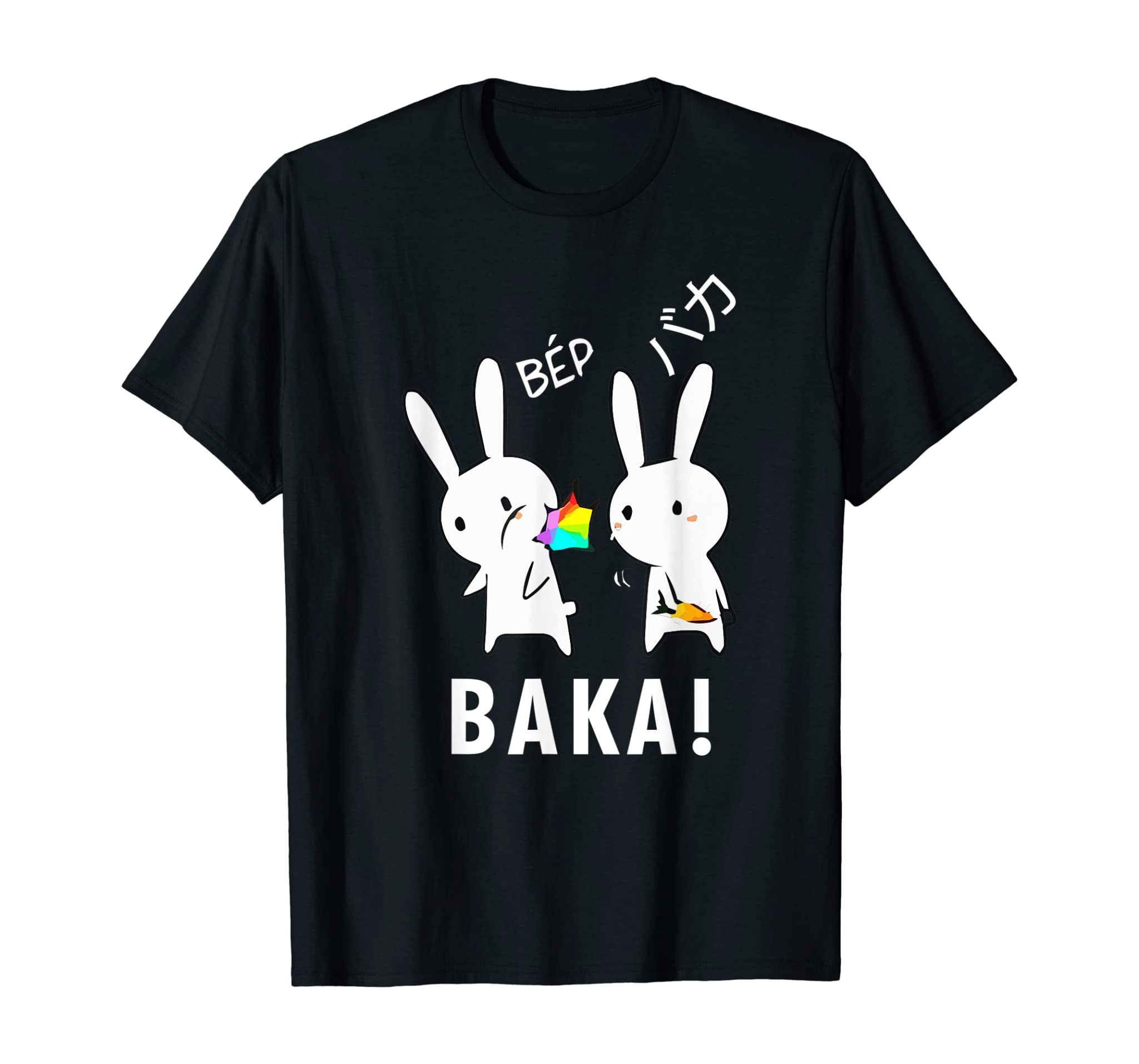 Baka Rabbit Funny Japanese word for Anime lovers T-Shirt