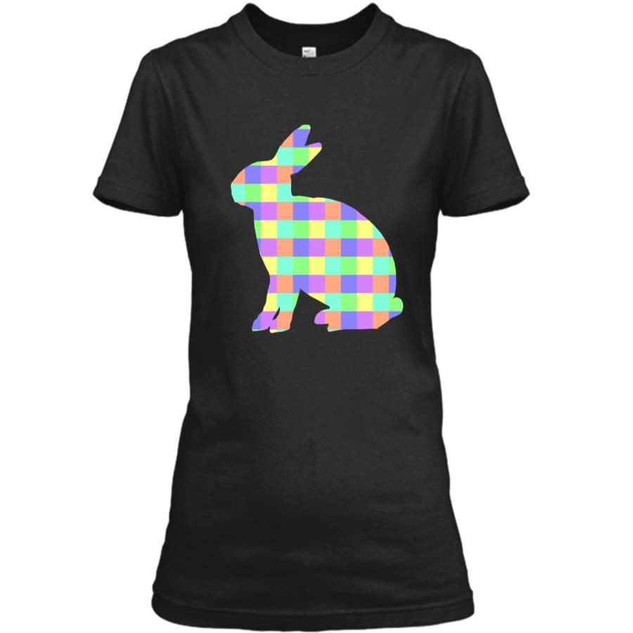 Cute Easter Rabbit Pastel Bunny Tee Shirt for Kids Ladies Custom