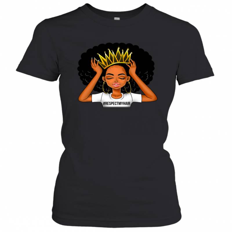 Temotee Respect My Hair Pretty Black Girl Melanin Women TMT001